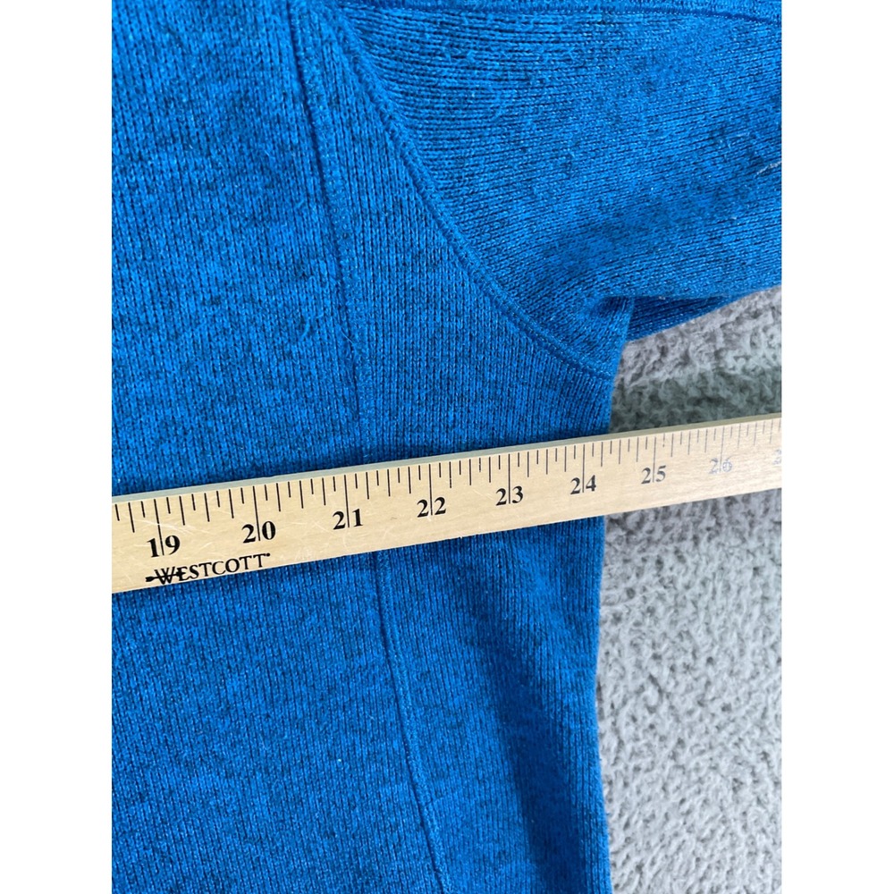 Patagonia Better Sweater 1/4 Zip Men XL Blue Excellent Heathered Fleece Pullover - Picture 5 of 7